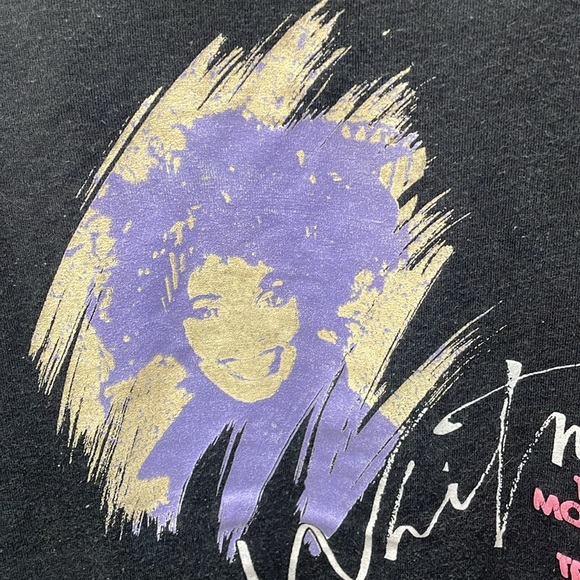 Vintage 1987 Whitney Houston The Moment of Truth Concert Graphic T-Shirt - Picture 5 of 16